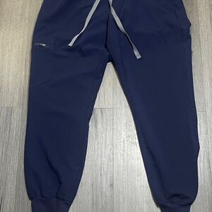 Figs Womens  Dark Blue Scrub Jogger Pants Size Small